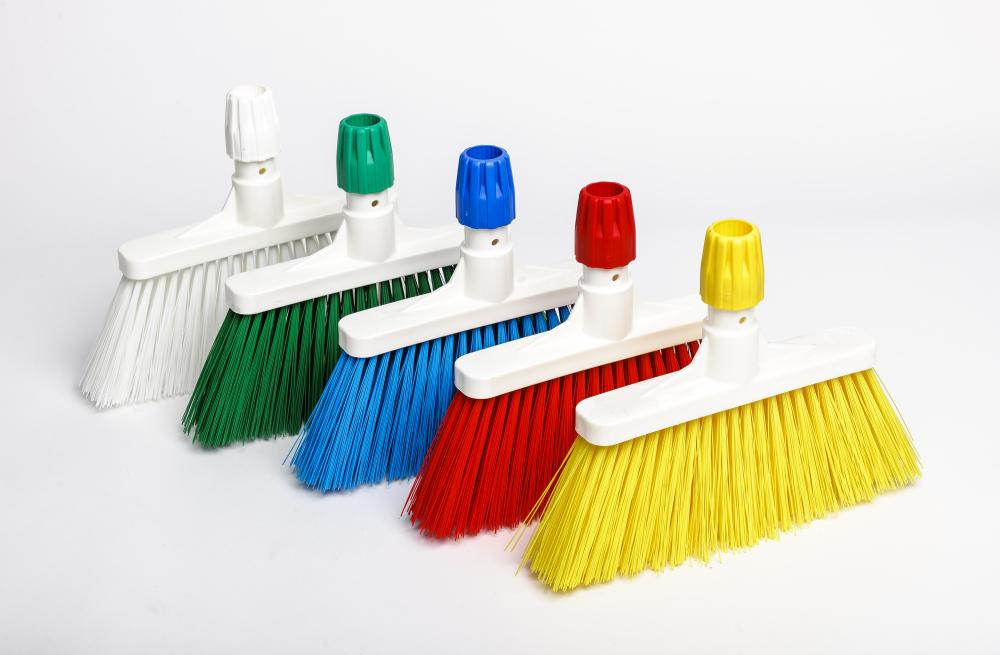 Upright Angle Broom 12&#34;30cm-Blue-Brtl Length 4.53&#34;115mm Blue