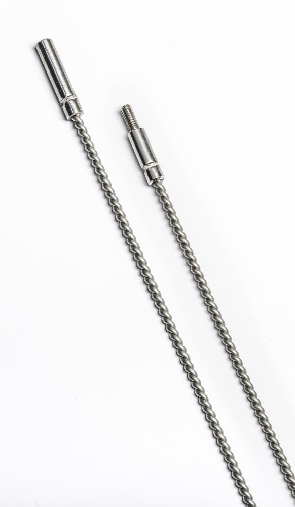 Snake for extending the twisted wire for Cleaning tubes/food lines-SS-32.6&#34;/83cm