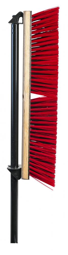 Hippo Contractor Coarse Garage-Stiff 18&#34; w/60&#34; HD Metal Handle