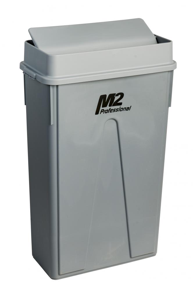 Rectangular Slim Garbage Container Swing Lid only-Grey