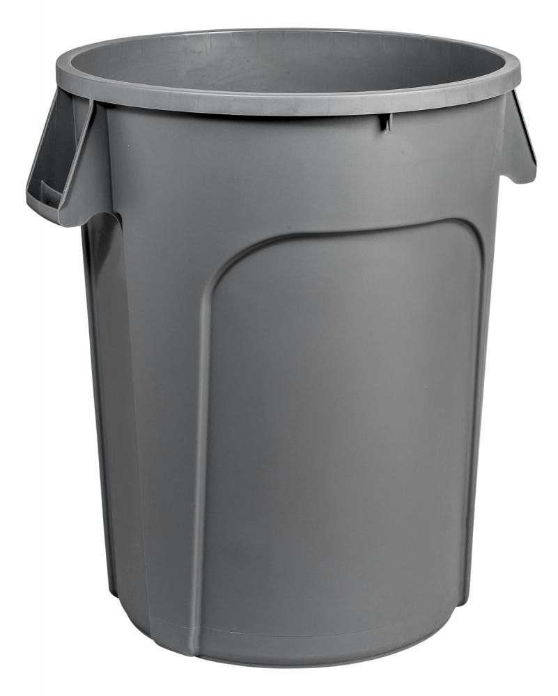 44 Gallon Garbage Container-Grey(166L)