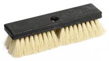 M2 BD-1610 - 10" White Tampico Scrubbing Brush w/threaded hole Plastic Block
