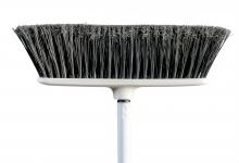 M2 BM-4400BK - Jupiter Premium Lrg Indoor Flat Mag Broom-Black & 48" Handle
