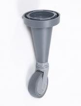 M2 BX-AC02007 - 125Mm Rubber Wheel (These Wheels Allow You To Use The Foot Pedal For Bin Bag Lid