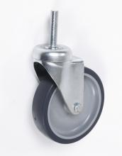 M2 BX-AC7002-NB - 100 mm. rubber wheel (metal fork) NO brake.