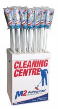 M2 CC-900-YST-050253-M48 - 35ea Detachable B/W Strip Mop /w/48" Metal Handle 50x25cm in Cleaning Centre box