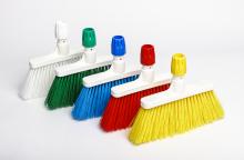 M2 FP-AB12C-YE - Upright Angle Broom 12"30cm-Brtl Length 4.53"115mm Yellow