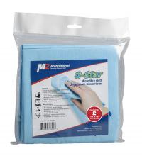 M2 QM-7680 - Q-Star Microfiber Cloth-Blue-2/bag