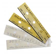 M2 WS-SCR002 - Flex Scraper HD 4"x.4mm Floor scraper Blades- (25 Blades/Pack)