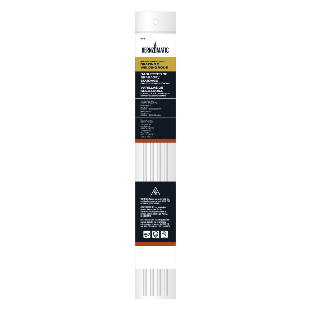 WB5 Bronze Flux-Coated Brazing & Welding Rods