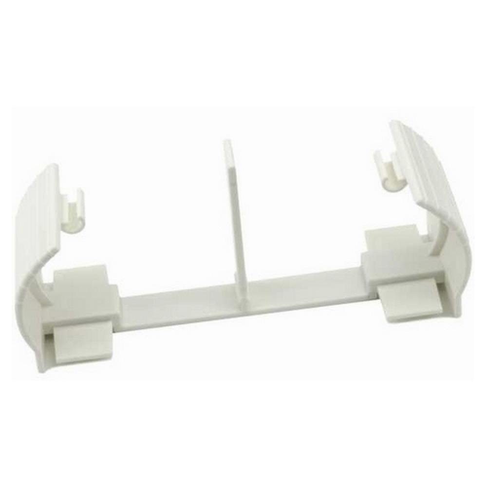InfoStream Multi-Channel Raceway Base Splice, PVC, Office Wh