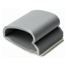 HellermannTyton 151-00667 - WAC Adhesive Cable Clamp, 0.75" Max. Bundle Dia, PVC, Gray,