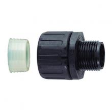 HellermannTyton HGL100-S-M40 - HelaGuard Non-Metallic IP68 Fitting, Straight, M40 Thread, 1