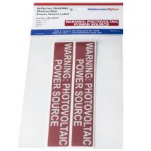 HellermannTyton 596-00678 - Solar Label, Reflective, Warning Photovoltaic Power Source,