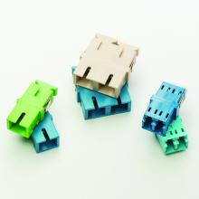 HellermannTyton FASCADSM - Adapter, SC/APC Duplex, SM, No Flange, Green, 1/pkg