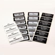 HellermannTyton 596-00507 - Foam Nameplate, Rectangular, 2.0" x 1.0", PET, Black, 500/ro