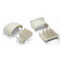 HellermannTyton MCRI-OE - InfoStream Multi-Channel Raceway Offset Elbow, PVC, Ivory, 1