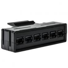 HellermannTyton RNGFAP6MTP - RapidNet Fiber Adapter Panel 6 MTP Black 1/pkg