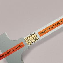 HellermannTyton TFOT-1 - Fiber Optic Cable Marker Tape, 1.0" x 54', VL, Orange, 1/rol
