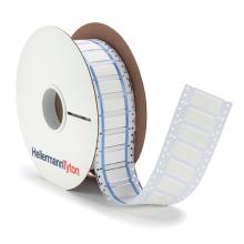 HellermannTyton 553-60128 - ShrinkTrak Labels, 2-Sided, Unslit, Halogen Free, 0.63" x .8